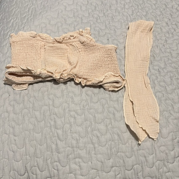 NWT Shein tube top with tie front detail - Picture 5 of 6